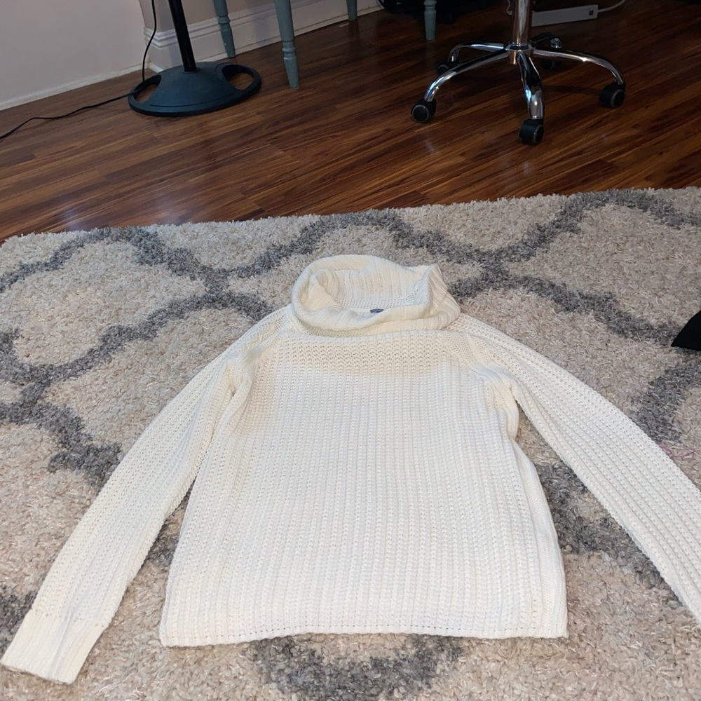 cute neck hiding sweater